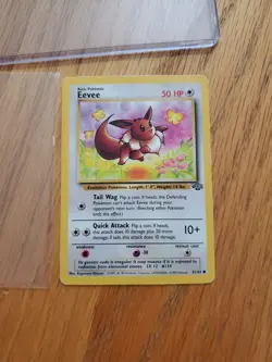 Eevee ~ LP Pokemon TCG WOTC Jungle 51/64 Regular Common Vintage ✨ - Image 2