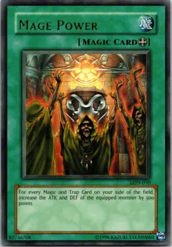 Yugioh Mage Power LON-050 OG Print Ultra Rare NM - Image 1