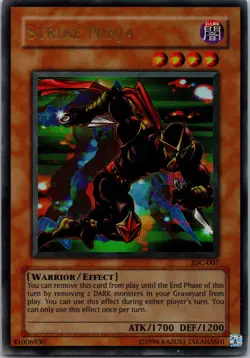Yugioh Strike Ninja IOC-007 OG Print Ultra Rare NM - Image 1