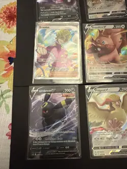 Pokemon Card Lot Secret Illustration Full Art Rare V Card X 9 (Lot W) - Image 4