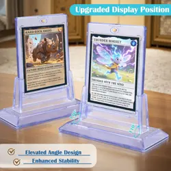 Magnetic Card Holders for Trading Cards 35pt with Display Stands 3 Pack - Image 3