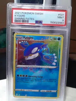 Kyogre 021/072 Shining Fates Rare Pokemon TCG Card 2021 - Image 2