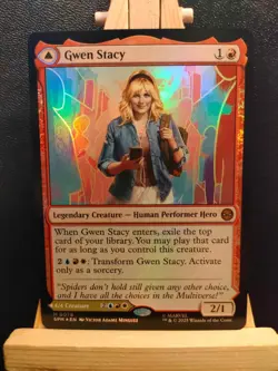 Gwen Stacy / Ghost-Spider FOIL - Marvel's Spider-Man - Mythic - NM - MTG - Image 1