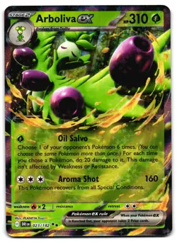 Arboliva ex 023/182 - Destined Rivals Double Rare Pokemon TCG - NM Card - Image 1