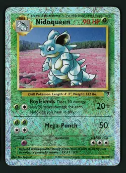Nidoqueen DMG 32/110 - Reverse Holo - Legendary Collection - Pokemon 2002 - Image 1