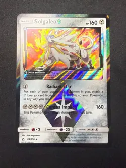 Solgaleo 89/156 | Ultra Prism Holo Prism Rare | Pokemon Card | LP - Image 1