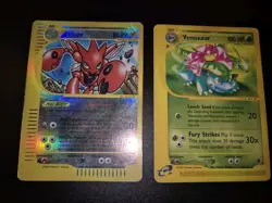 Pokemon - Lotto 2 Carte Expedition Aquapolis - Scizor Reverse - Venusaur - Image 1