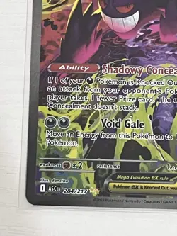 Pokemon TCG Mega Gengar Ex 284/217 Special Illustration Rare SIR Ascended Heroes - Image 5