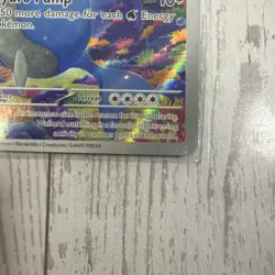 Pokemon TCG SV-Journey Together Wailord #162/159 Illustration Rare - Image 3