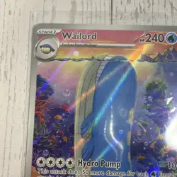 Pokemon TCG SV-Journey Together Wailord #162/159 Illustration Rare - Image 5