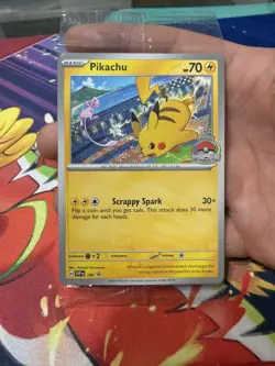 *ACTUALLY SEALED* Pokemon TCG Pikachu #190 Promo Scarlet and Violet Promo - Image 1