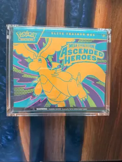 Pokemon Mega Evolution Ascended Heroes Elite Trainer Box Sealed + Acrylic Case - Image 1