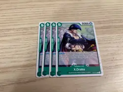 ST24-005 Playset 4 x X.Drake C English NM One Piece TCG Card Game - Image 1