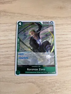 OP13-037 Roronoa Zoro English R One Piece TCG Card Game - Image 1