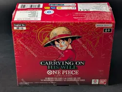 One Piece OP-13 Carrying On His Will Booster Box Factory Sealed - 24 Packs - Image 1