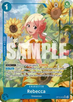 One Piece TCG - [OP15-053] - Rebecca (Alternate Art) Adventure on Kami's Island - Image 1