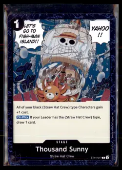 One Piece Thousand Sunny ST14-017 The Best- Vol. 2 Pirate Foil 4 card lot - Image 1