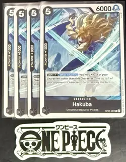 4x One Piece OP05-087 C Hakuba - ENG - Play Set - Regular - TCG - NM/M - Image 1