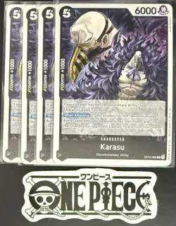 4 x One Piece OP12-085 C Karasu - ENG - Regular - Playset - NM/M - Image 1