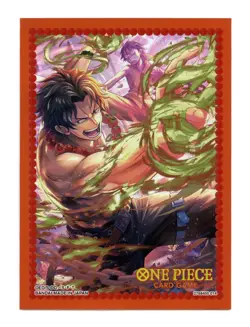 ONE PIECE Portgas D. Ace Official Sleeve vol.10 Individual Card Sleeve Bandai - Image 3