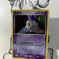 Pokemon Card - Duskull Power Keepers Stamped 50/108 Common Reverse Holo LP - Image 3