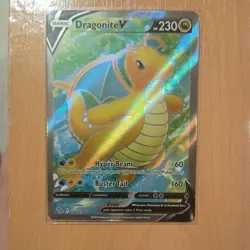 Dragonite V | 076/078 | Pokemon Go | FULL ART | MINT | Pokemon Card - Image 1