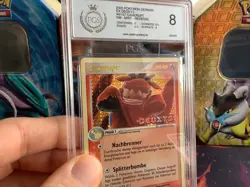 Pokemon Karte Card Camerupt Ex Deoxys Reverse Holo Stamp PGS PSA 8 NM-MINT - Image 3