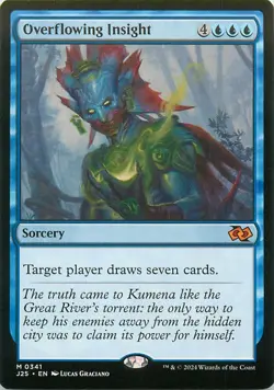 Overflowing Insight - M341 - MTG - Jumpstart Foundations (J25) - Image 1