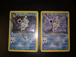Pokemon - Lotto 2 Dark Blastoise Team Rocket - Holo E Rara - Inked Damaged - Image 1