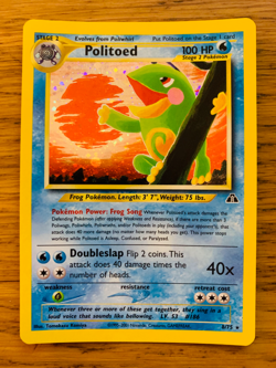 Politoed (8/75) Holo Neo Discovery Set Pokemon Card! FAST & FREE P&P! - Image 1