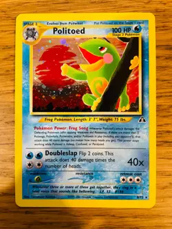Politoed (8/75) Holo Neo Discovery Set Pokemon Card! FAST & FREE P&P! - Image 2