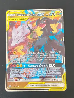 CARTE POKEMON RESHIRAM ET ZEKROM GX 157/236 FR SL ECLIPSE COSMIQUE - PL - Image 1
