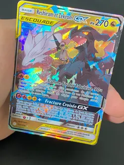 CARTE POKEMON RESHIRAM ET ZEKROM GX 157/236 FR SL ECLIPSE COSMIQUE - PL - Image 2