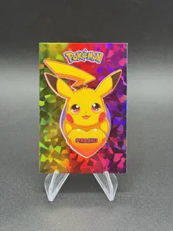 Pikachu Valentines Rainbow Holo Pokemon Electric Card Database Peru Us Seller - Image 1