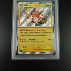 PSA 10 Raichu 132/091 Paldean Fates Shiny Graded Pokemon Card - Image 3