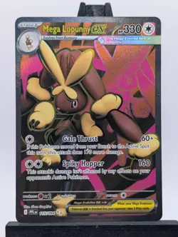 MEGA Lopunny EX Pokemon card PFL #115 Mega Evolution Phantasmal Flames SIR IR UR - Image 1