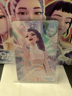 McDonalds KPOP Demon Hunter Huntrix Meal Rumi Holo Promo Card Triple Star Rarity - Image 1