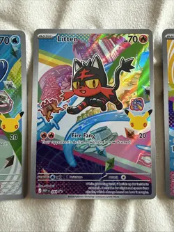 Pokemon First Partner Illustration Set TCG 30th Anniversary Starter - Image 3