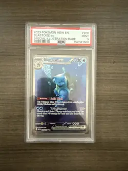 Pokemon 2023 Blastoise ex 200/165 SIR Scarlet & Violet 151 PSA 9 - Image 1