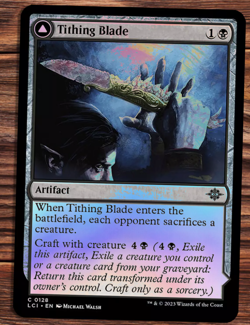 Tithing Blade Consuming Sepulcher -0128 Foil - Lost Caverns of Ixalan - MTG - Image 1