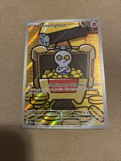Pokemon TCG – Gimmighoul 198/182 – Paradox Rift – Secret Rare – NM/M - Image 1