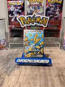 Pokemon Gholdengo ex Special Illustration Rare SV Prismatic 164/131 Holo English - Image 1
