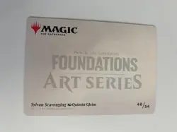 Sylvan Scavenging - Art Series (46/54) - Foundations - Magic the Gathering (MTG) - Image 3