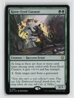 Keen-Eyed Curator 0181 Bloomburrow BLB MTG Magic - Image 1