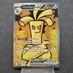 Pokemon Gholdengo ex 252/182 SV04: Paradox Rift Holo NM - Image 1