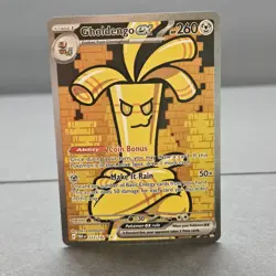 Pokemon Gholdengo ex 252/182 SV04: Paradox Rift Holo NM - Image 2