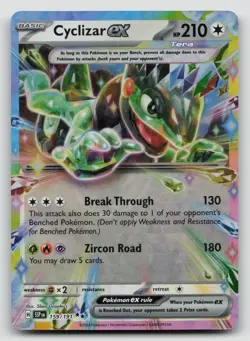 Pokemon Cyclizar ex 159/191 Holo Double Rare Tera Surging Sparks - Image 1