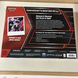 Team Rockets Mewtwo EX Box New Sealed Pokemon TCG - Image 2