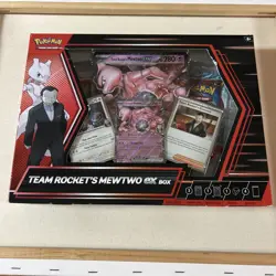 Team Rockets Mewtwo EX Box New Sealed Pokemon TCG - Image 3