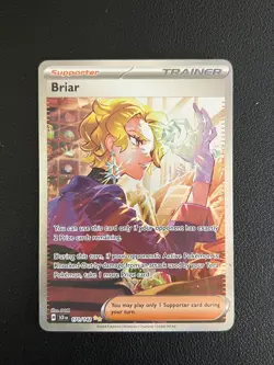 Pokemon TCG Briar 171/142 Stellar Crown Special Illustration Rare - Image 1
